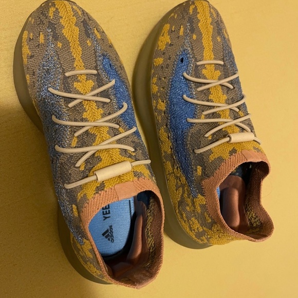 Adidas Yeezy boost 380 reflective blue/oat kids size